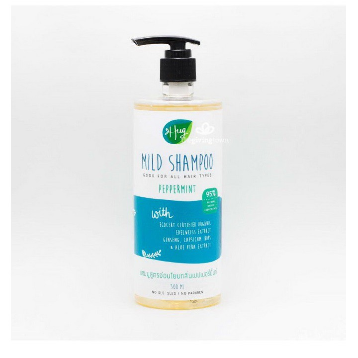 Shampoo Peppermint - Hugs 500ml